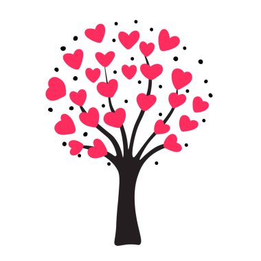 şirin Sevgililer illüstrasyon vektör