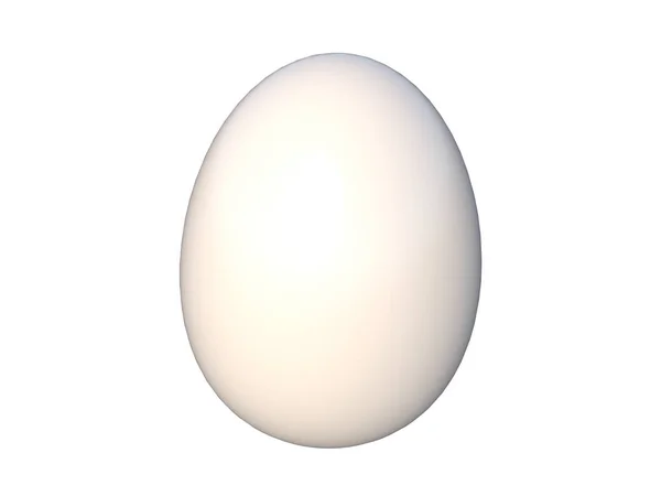Beyaz Arka Planda Paskalya Yumurtası — Stok fotoğraf