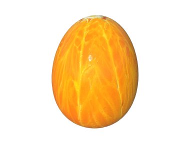 Beyaz arka planda Paskalya yumurtası