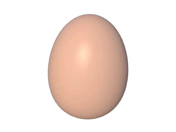 Πασχαλινό Αυγό Λευκό Φόντο — Φωτογραφία Αρχείου