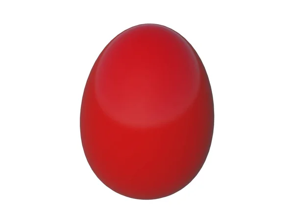 Пасхальное Яйцо Белом Фоне — стоковое фото
