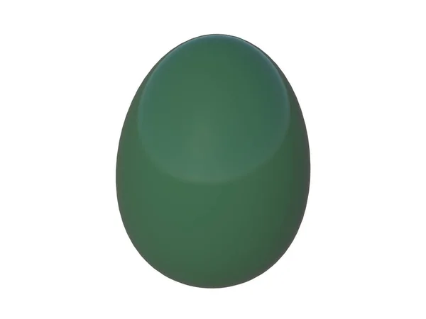 Великоднє Яйце Білому Тлі — стокове фото