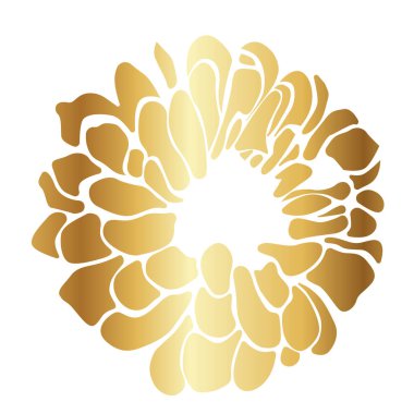 Güzel soyut çiçek şekil