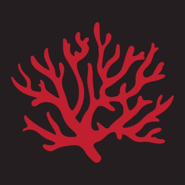 güzel mercan desen illüstrasyon