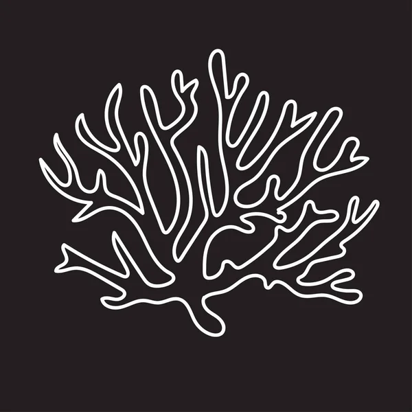 Красива Ілюстрація Коралових Візерунків — стоковий вектор