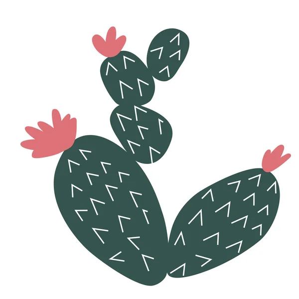 Illustrazione Vettoriale Simbolo Cactus — Vettoriale Stock