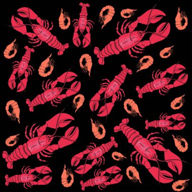 Seafish hayvan vektör illüstrasyon