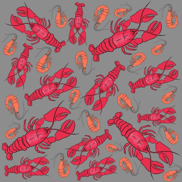 Seafish Animal Vector Illustratie — Stockvector