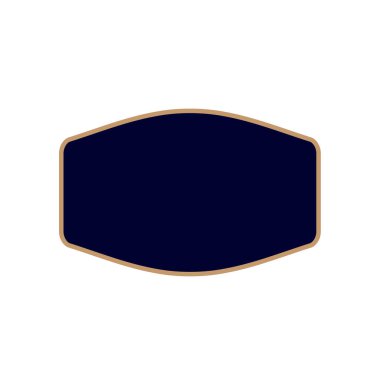 Sadece boş çerçeve vektör çizimi