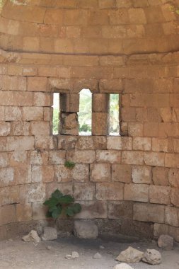 eski sarı tuğla duvar arka plan