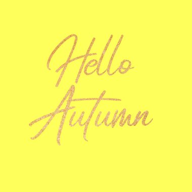 Altın Sonbahar beyaz arka planda siluet yaprakları