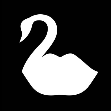 Güzel beyaz bataklık vektör illüstrasyon