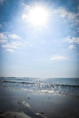 Güzel yaz romantik gökyüzü arka plan