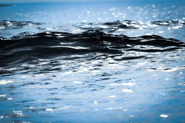 Summer Sea Blue Waves Background — Stock Photo, Image