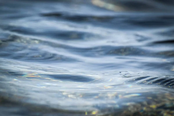 Verão Mar Azul Ondas Fundo — Fotografia de Stock