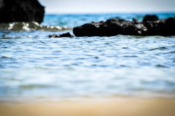 Summer Sea Blue Waves Background — Stock Photo, Image