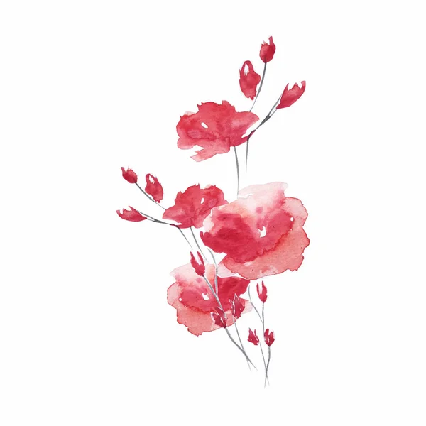 Mooie bloem kunst water kleur illustratie kunst — Stockfoto