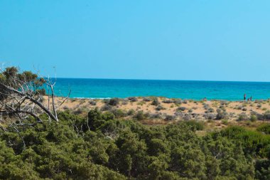 deniz arka plan kurak alanı ile doğa manzara 