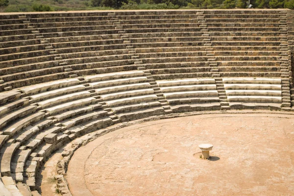 Widok Starożytny Amfiteatr Ciągu Dnia — Zdjęcie stockowe