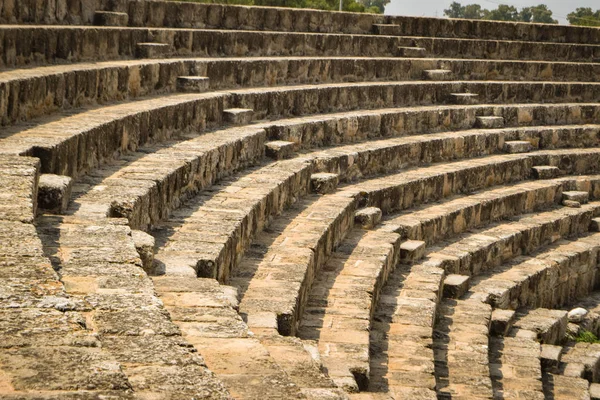 Widok Starożytny Amfiteatr Ciągu Dnia — Zdjęcie stockowe