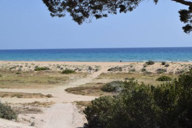 Güzel akdeniz dalgaları deniz, Kıbrıs