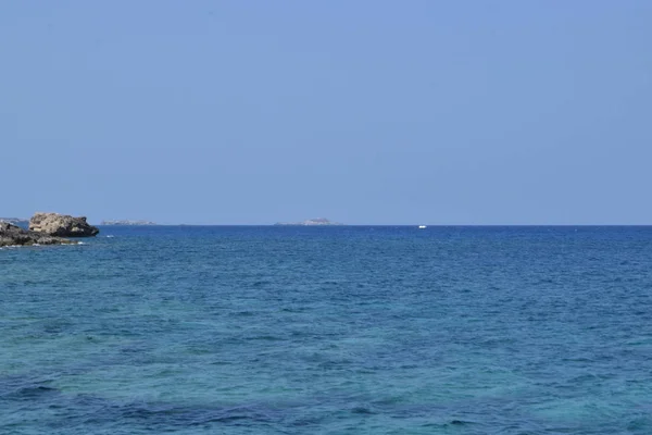 Schöne Mediterrane Wellen Meer Zypern — Stockfoto