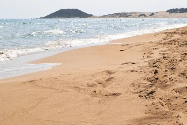 Schöne Mediterrane Wellen Meer Zypern — Stockfoto