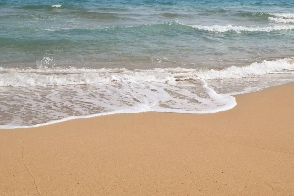 Красиві Середземноморські Хвилі Моря Кіпр — стокове фото