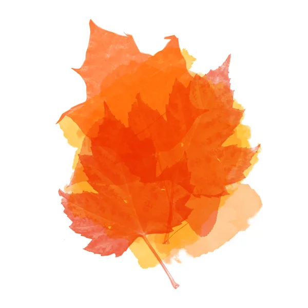 Illustrazione Banner Testo Autunno Arancione — Foto Stock