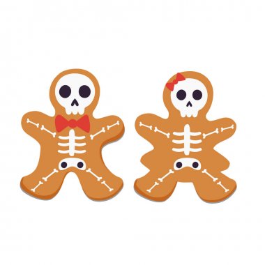 Komik Cadılar Bayramı sanat, vektör İllüstrasyon