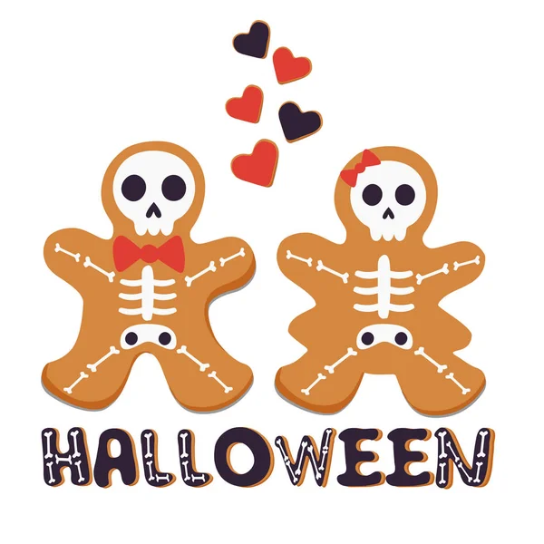 Drôle Art Halloween Vecteur Illustration — Image vectorielle