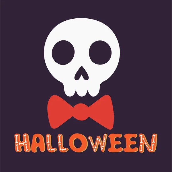 Divertido Arte Halloween Vector Ilustración — Vector de stock