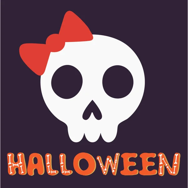 Divertido Arte Halloween Vector Ilustración — Archivo Imágenes Vectoriales