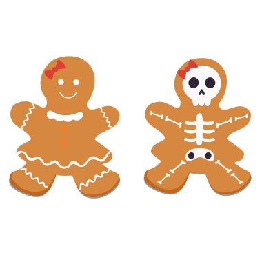 Komik Cadılar Bayramı sanat, vektör İllüstrasyon