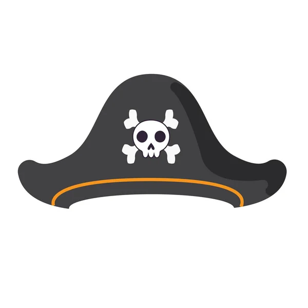 Pirate Hat Illustration Vector Illustration — Stock Vector