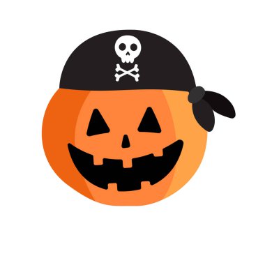 Komik kabak, cadılar bayramı, vektör illüstrasyon