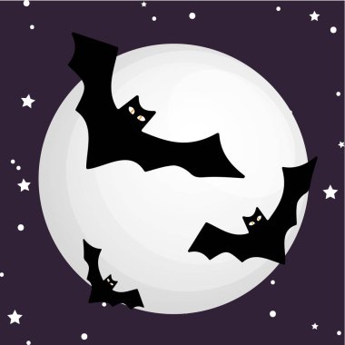  Komik uçan yarasa, sanat, vektör illüstrasyon