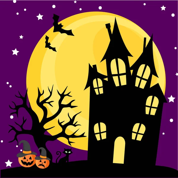 Happy Halloween Art Vector Illustratie — Stockvector