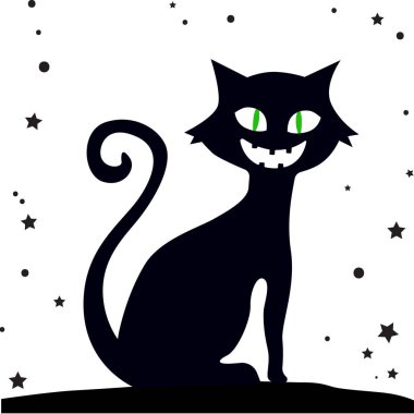  Mutlu Cadılar Bayramı Sanatı, vektör illüstrasyon