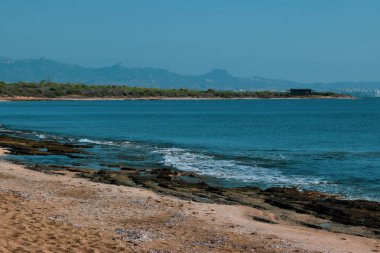 Güzel deniz manzarası, Kıbrıs, Yaz