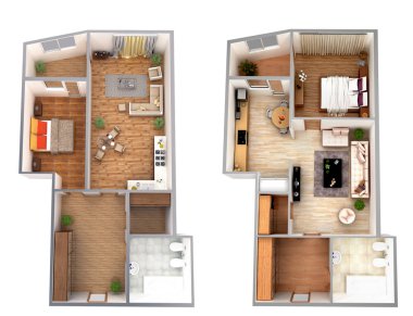 3d render, illüstrasyon, daire, render