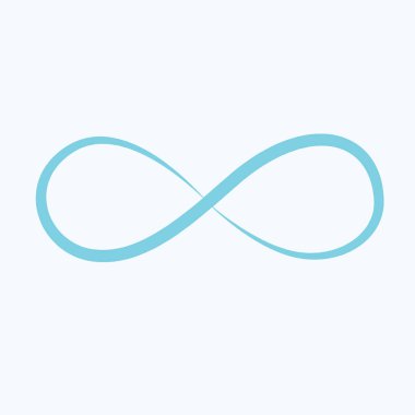 Modern, sonsuzluk, işaret, vektör illüstrasyon