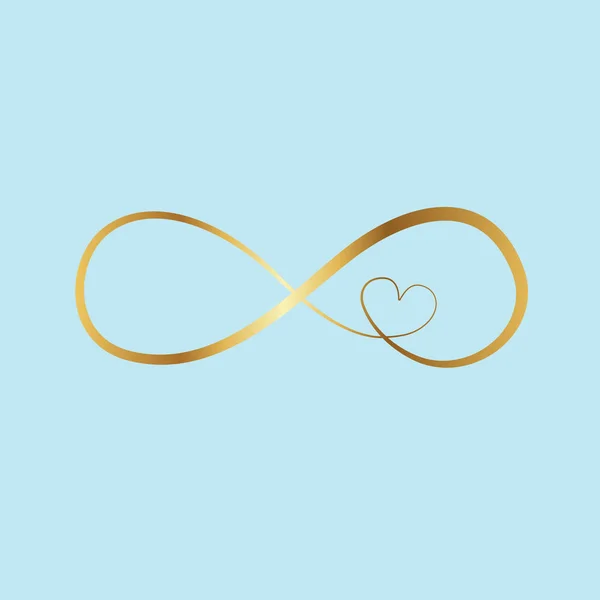 Moderno Infinito Signo Ilustración Vectorial — Vector de stock