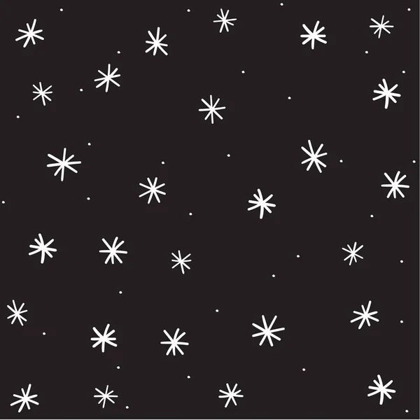 Зимова Сніжинка Фон Векторні Ілюстрації — стоковий вектор