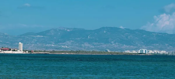 Widok Morze Cypr Lato — Zdjęcie stockowe