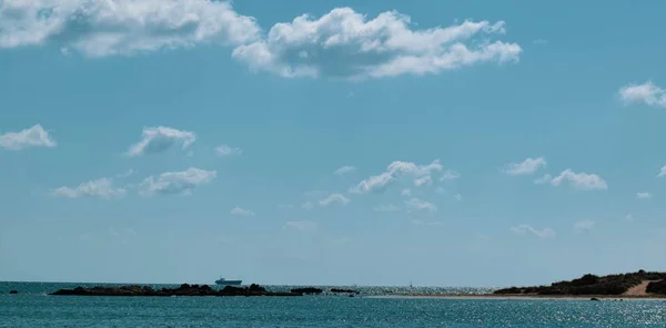 Nubes Blancas Cielo Azul Fondo — Foto de Stock