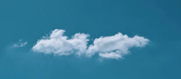 Nuvens Brancas Céu Azul Fundo — Fotografia de Stock