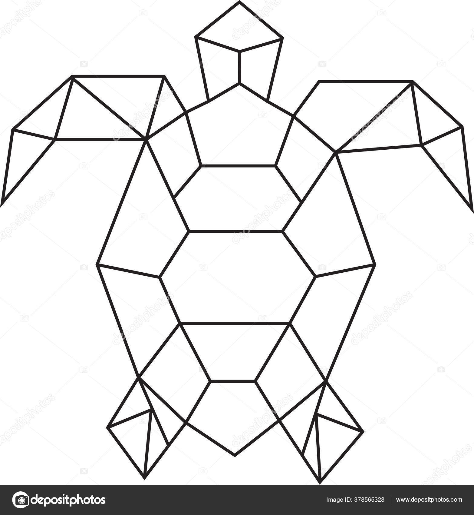 Abstracto Arte Fondo Geométrico Poligonal Símbolo Tortuga Vector Vector de  stock #378565328 de ©krasnenkon.gmail.com, image size:1566x1700