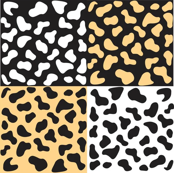 Imprimir Patrón Leopardo Ilustración Vectorial — Vector de stock