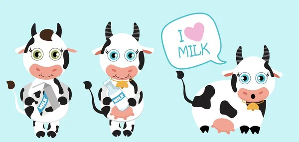 Imprimer Imprimer Illustration Vectorielle Dessinée Main Une Jolie Vache Dans — Image vectorielle